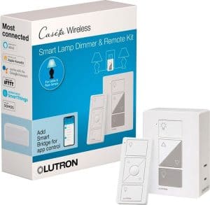 Lutron Caseta Smart Lamp Dimmer and Remote