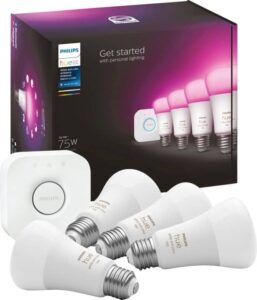 Philips Hue 75W Smart Light Starter Kit