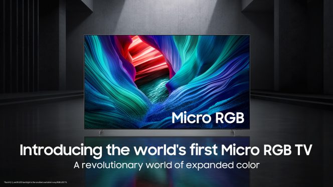 World First: Samsung Launches Micro RGB TV with Unprecedented Color Accuracy