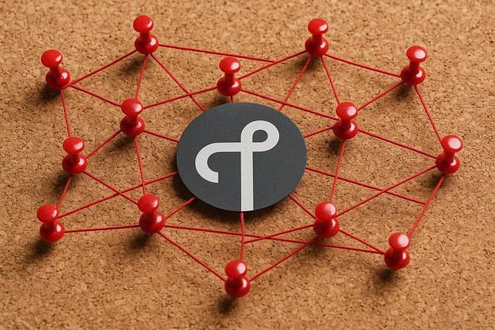 ChatGPT- Thread logo in a push pin and thread network
