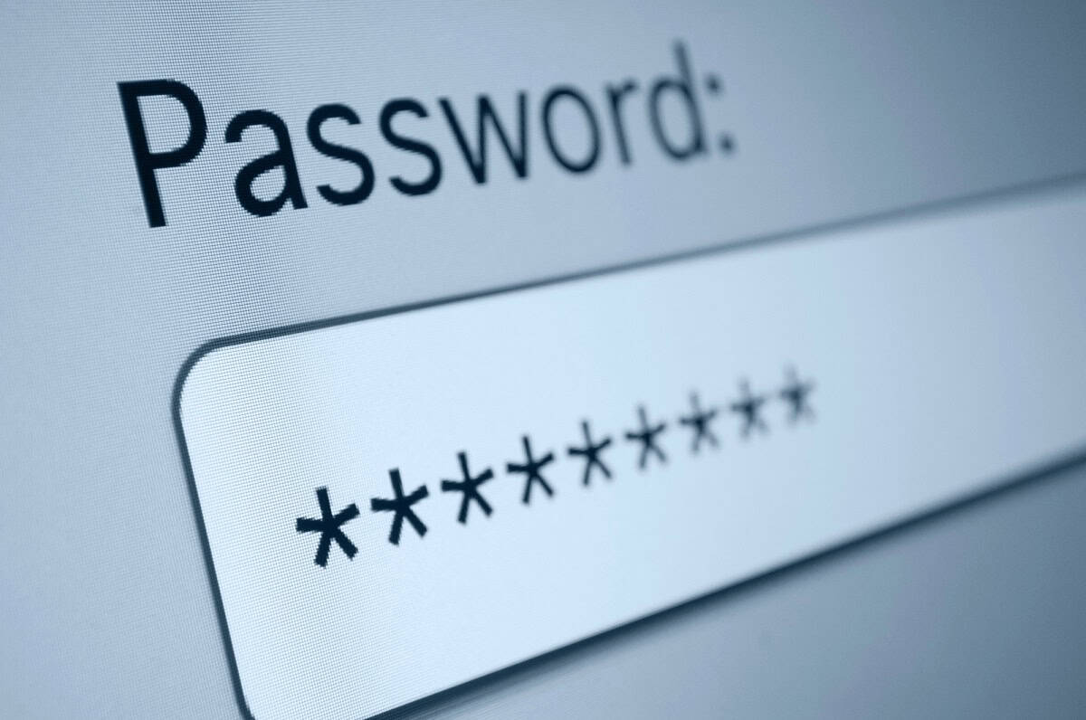 Cropped view of a Password field with asterisks in it.