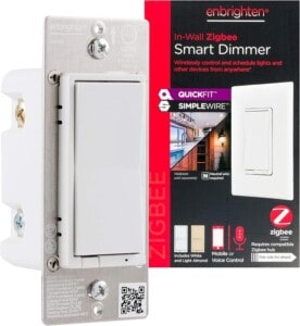 Enbrighten 43080 Zigbee Smart Paddle Dimmer