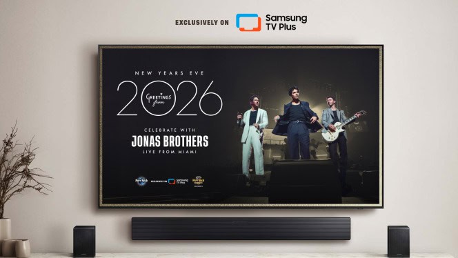 Samsung TV Announces Jonas Brothers New Year's Eve Event