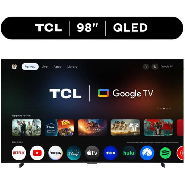 TCL 98 Q Series 4K QLED TV, 144Hz, Dolby Vision HDR & Dolby Atmos Image