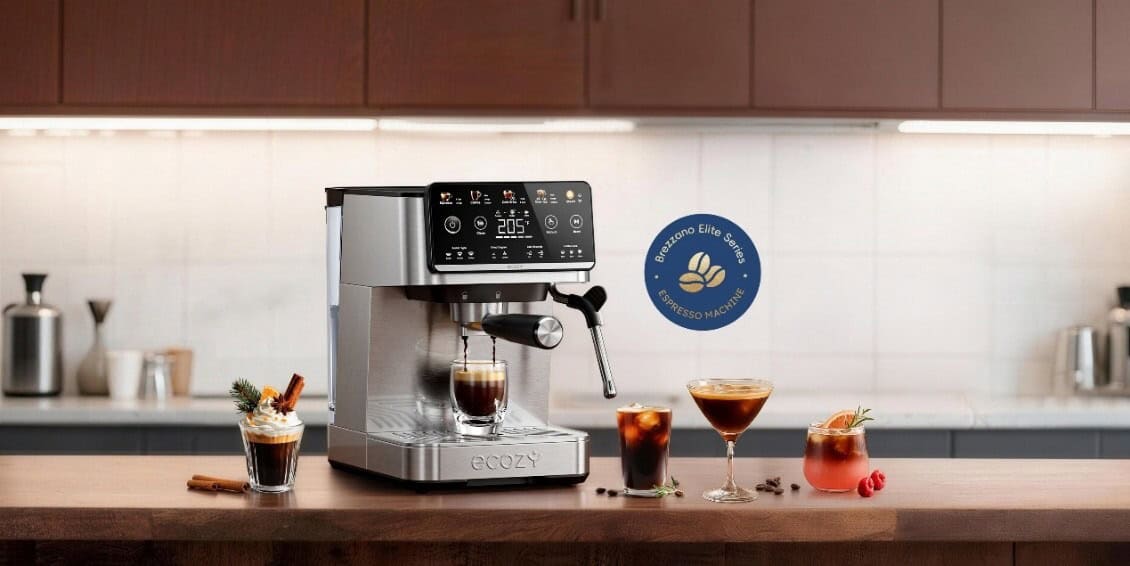 Get Barista-Quality Coffee at Home with ecozy's New Smart Espresso Machine