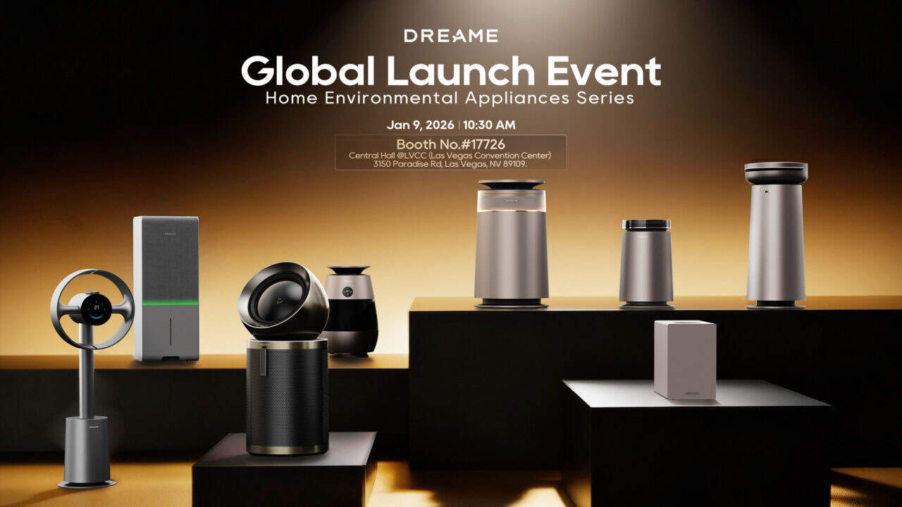 Dreame Tech Demos New Air Purifiers and Fans at CES 2026
