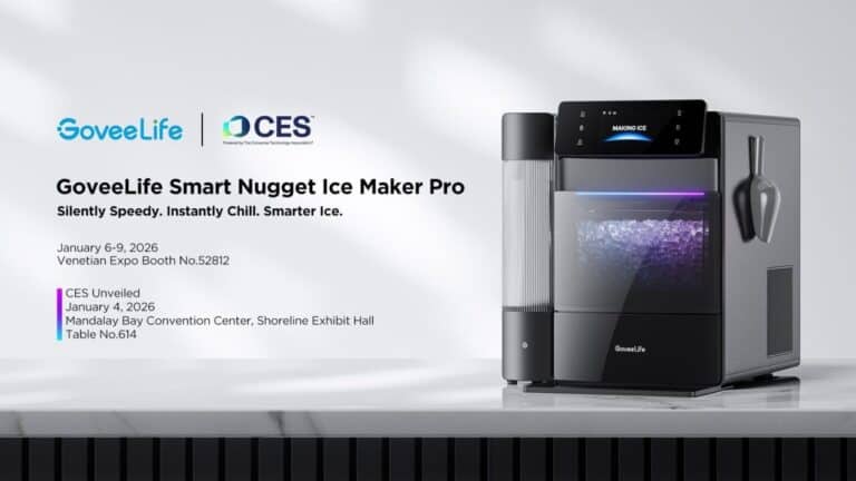 Govee Introduces New, Quieter Ice Maker at CES 2026