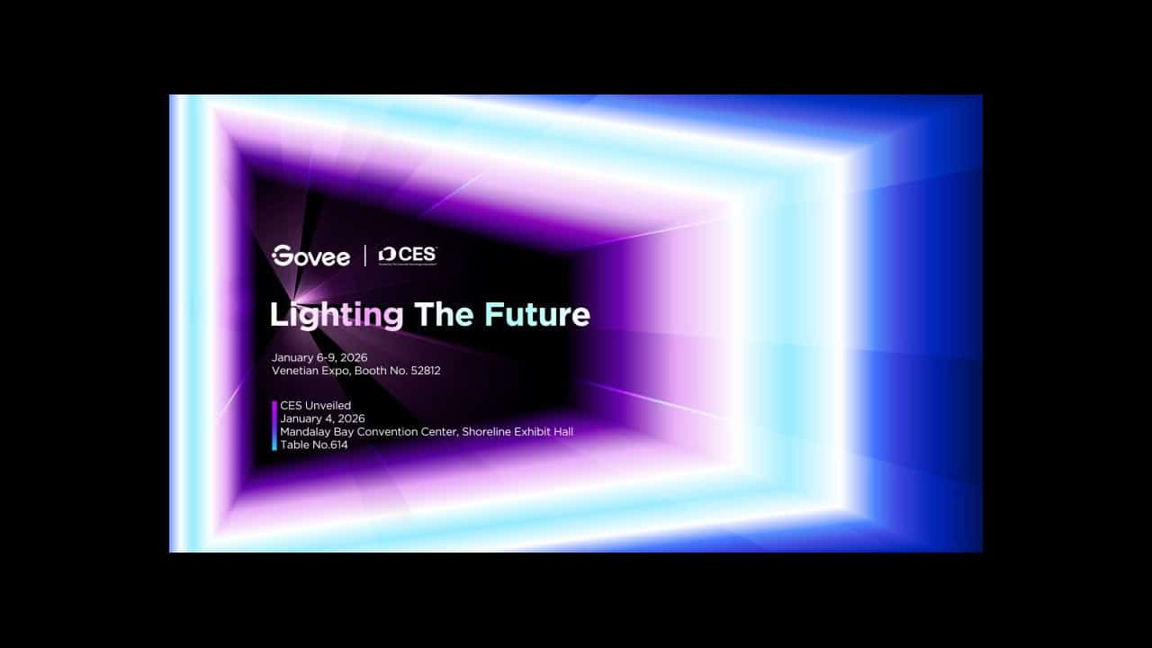 Govee is "Lighting the Future" with New Smart Lights at CES 2026