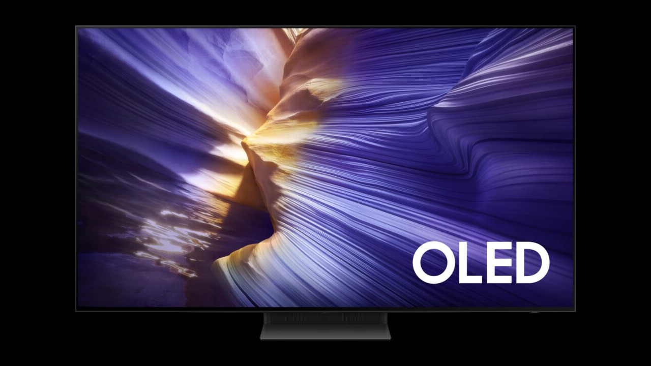 Samsung 77-Inch Class OLED S90F 4K Smart TV, NQ4 AI Gen3 Processor, 4K AI Upscaling Pro, OLED HDR +, Motion Xcelerator 144Hz, Samsung Vision AI, Alexa Built-in Image