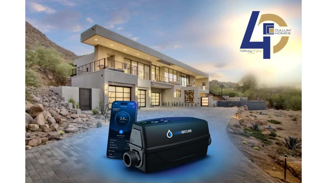 LeakSecure Devices to be Available in New Cullum Homes to Prevent Leak Damage