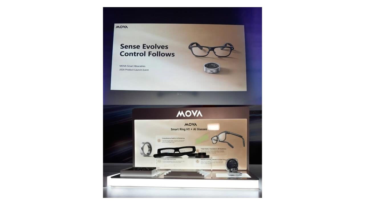 MOVA Debuts Smart Ring H1 and S1 Glasses to Build a New AI Wearables Ecosystem