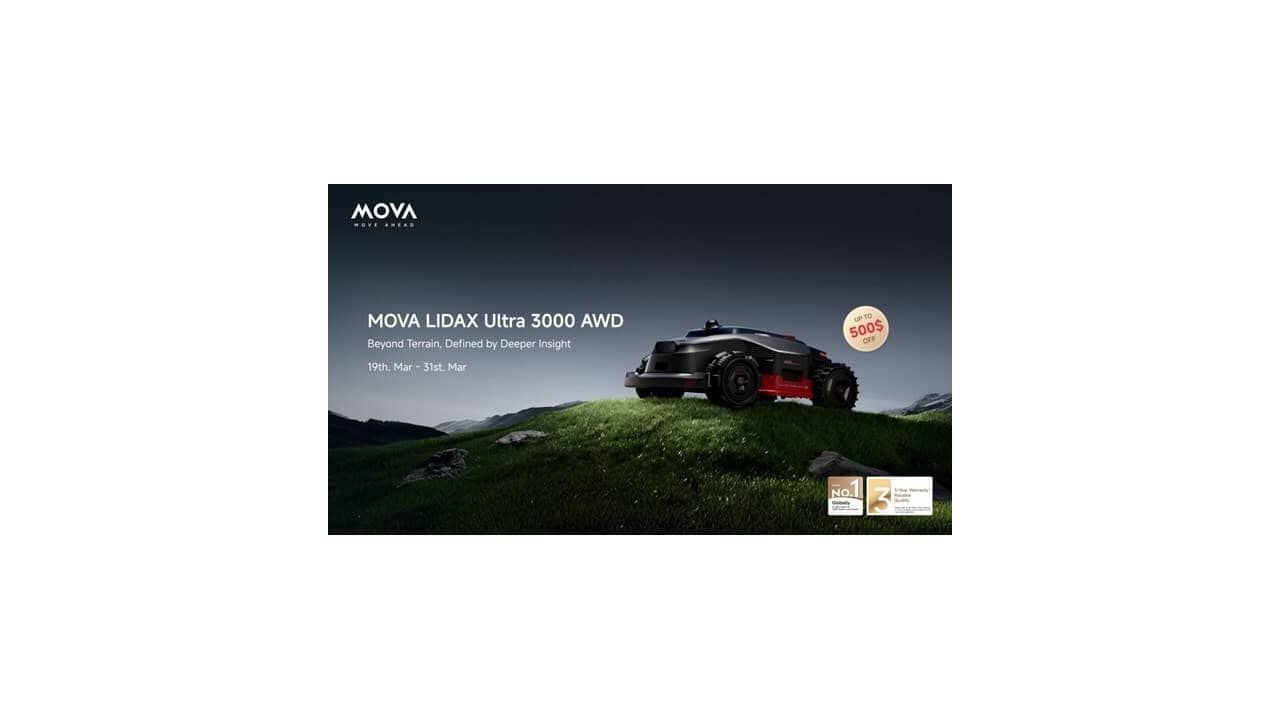 MOVA Makes Outdoor Cleanup Easy with New Robot Mower and Pool Cleaner