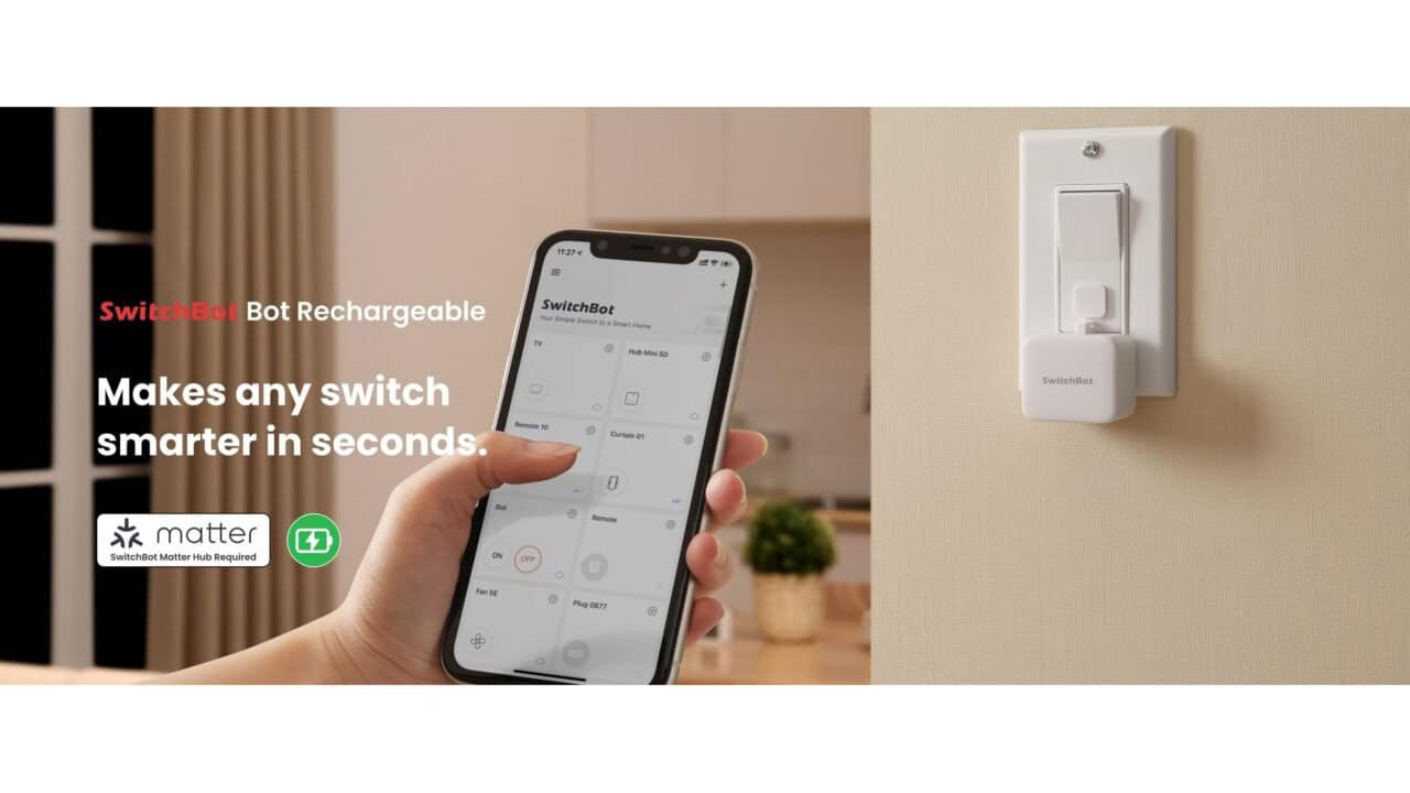 SwitchBot Unveils Rechargeable SwitchBot Bot for Smarter, Maintenance-Free Smart Homes