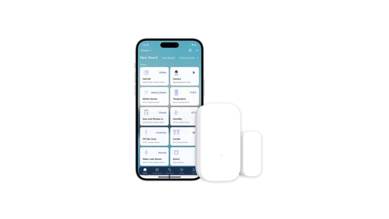 Aqara Door and Window Sensor: simple entry alerts tied to your hub
