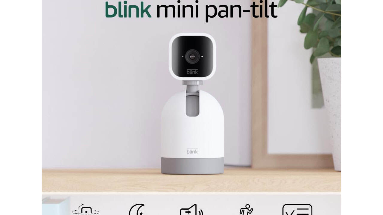 Blink Mini Pan-Tilt Indoor Wired Security Camera Image