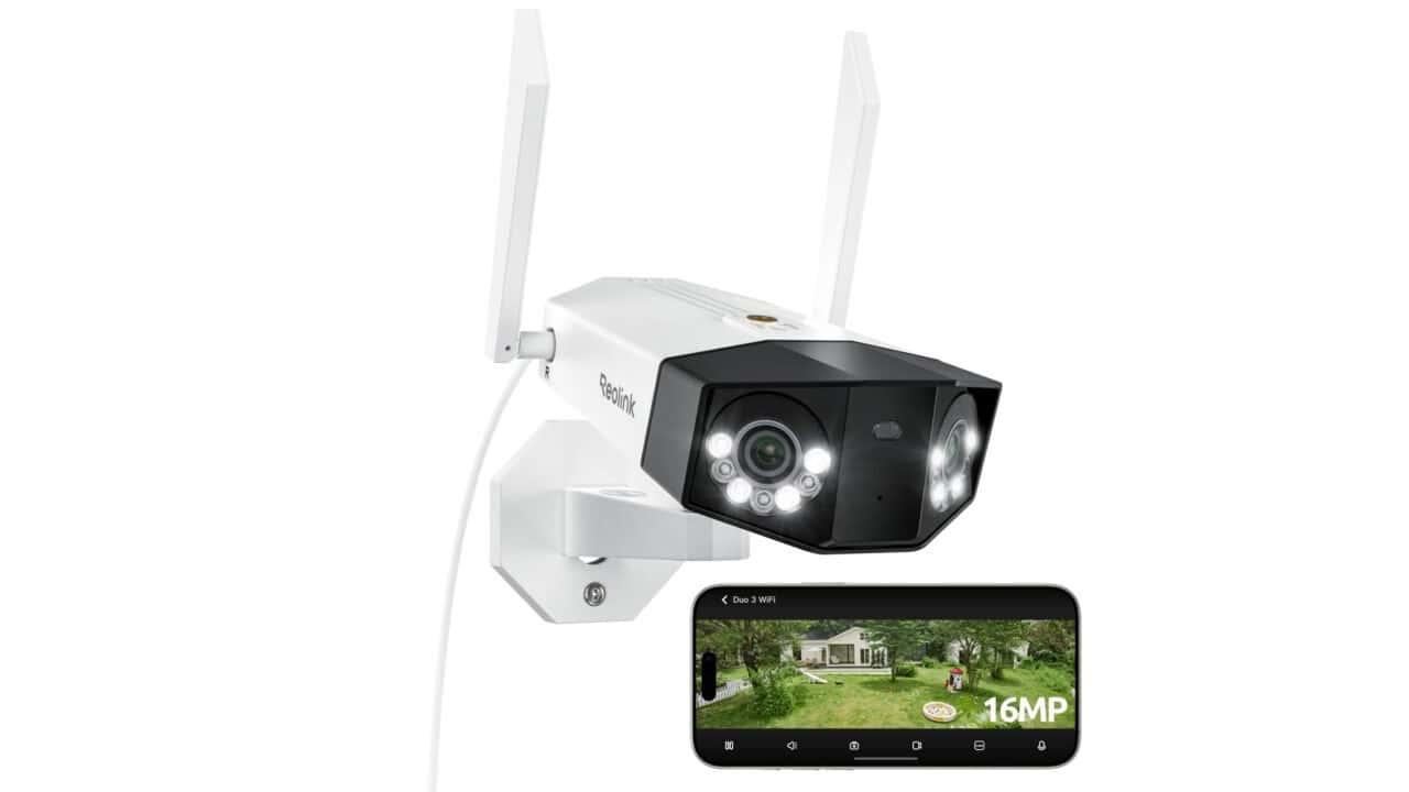 Reolink Duo Outdoor Plug-In 4K/8MP Security Camera with Floodlight White Image