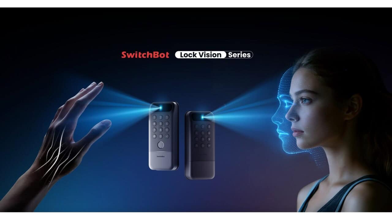 SwitchBot Launches Lock Vision Series, the World\'s First Smart Deadbolt Locks with 3D Structured-Light Facial Recognition