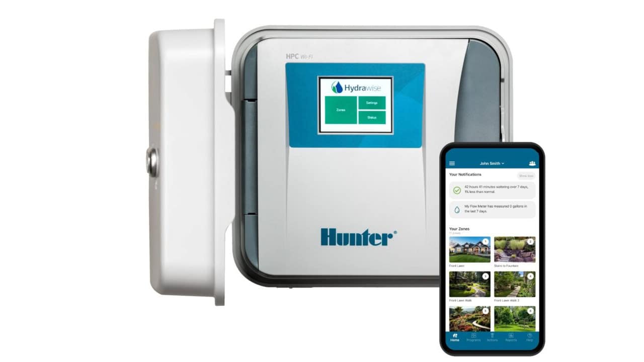 Hunter Hydrawise HPC400 Smart WiFi Irrigation Controller (4-zone, expandable up to 32)