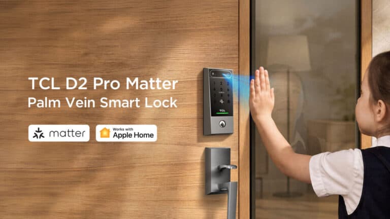 TCL's D2 Pro Palm-Vein Lock Now Works With Matter and Thread
