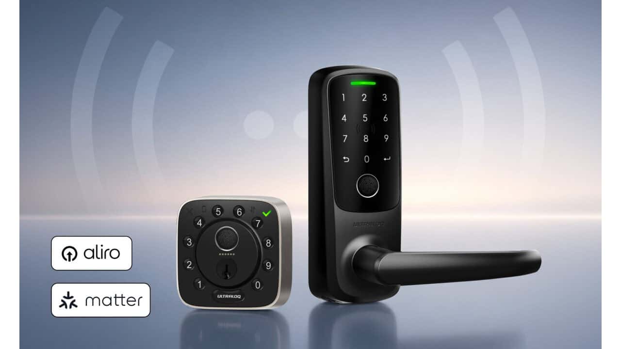 ULTRALOQ's New Latch 5 Pro and Bolt Pro Smart Locks Work with Aliro and Samsung Wallet
